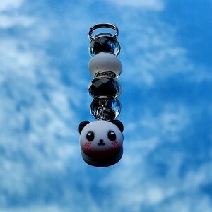 Cute Panda Keychain with Beads